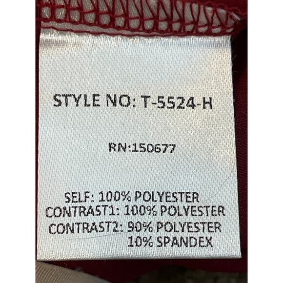 Strut and Bolt NEW Satin Pink Colorblock V Neck Wrap Bodysuit Size Medium - Picture 5 of 7